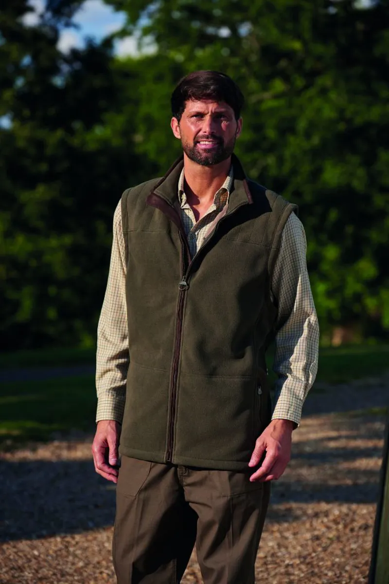 Champion - Portree Fleece Gilet Olive Green