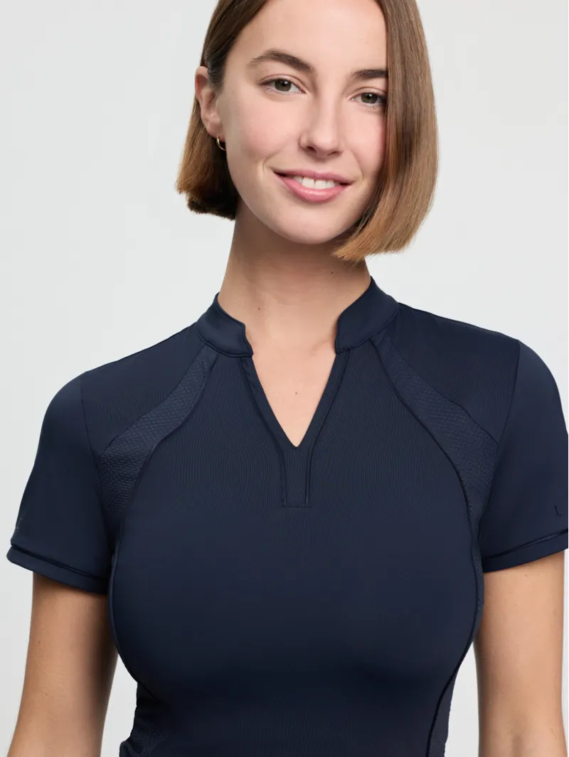 LeMieux Lisa Mesh Base Layer Navy-3