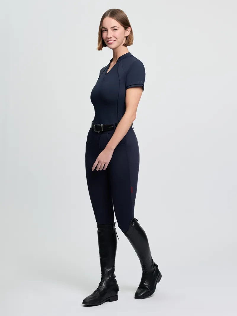LeMieux Lisa Mesh Base Layer Navy-4