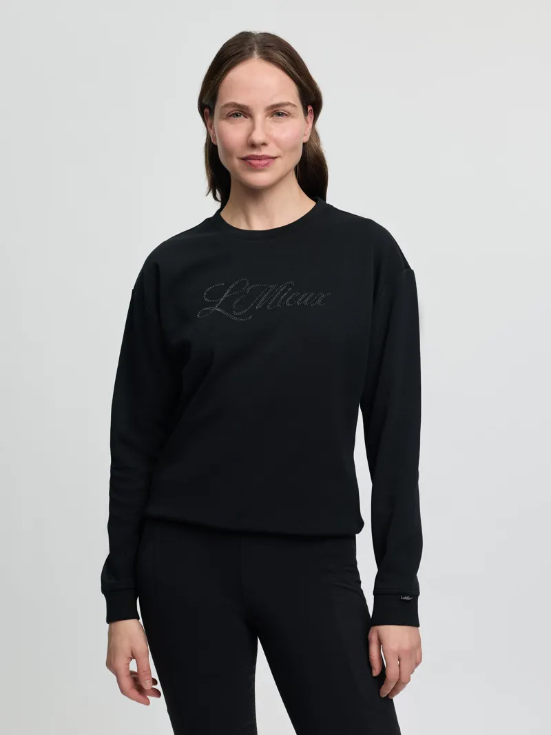 LeMieux Christina Crew Sweat Black-2