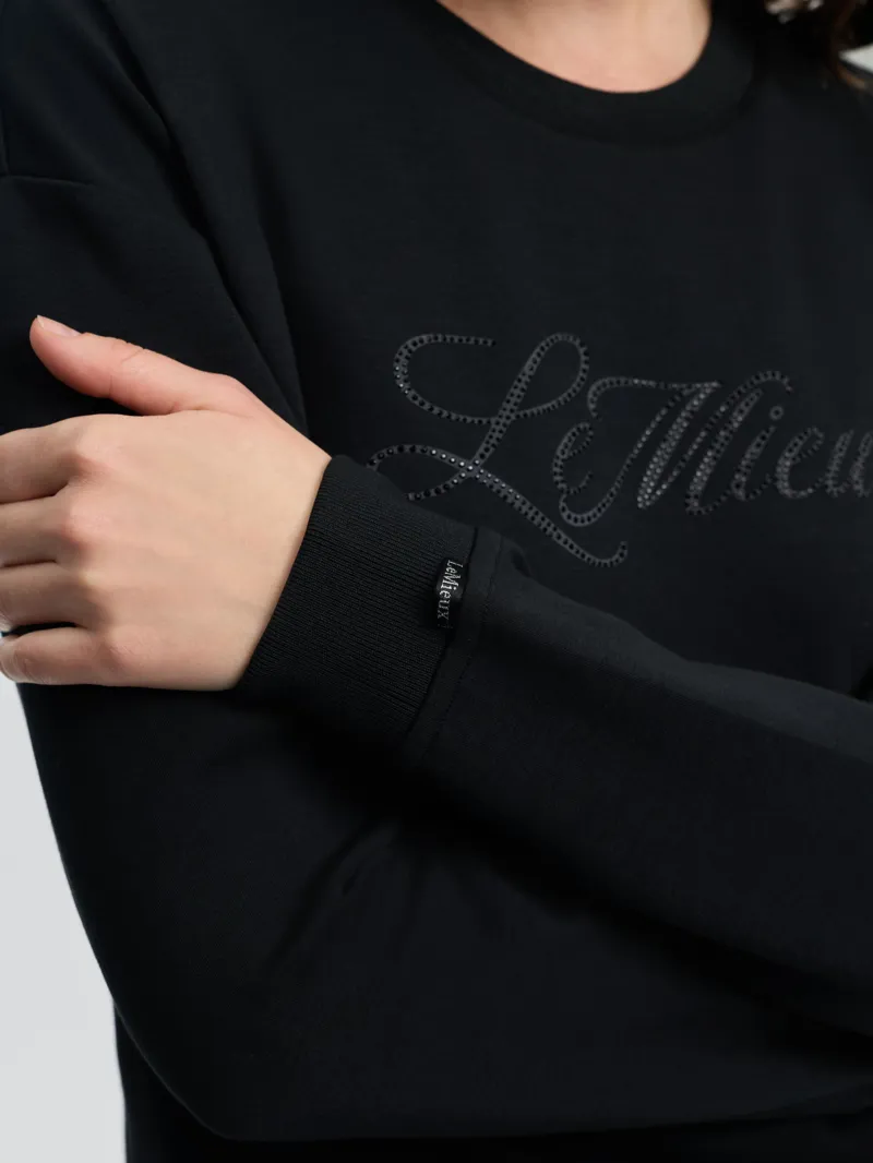 LeMieux Christina Crew Sweat Black-3