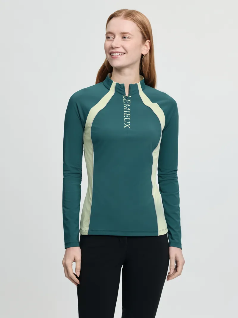 LeMieux - Philippa Mesh Base Layer Long Sleeve Jungle