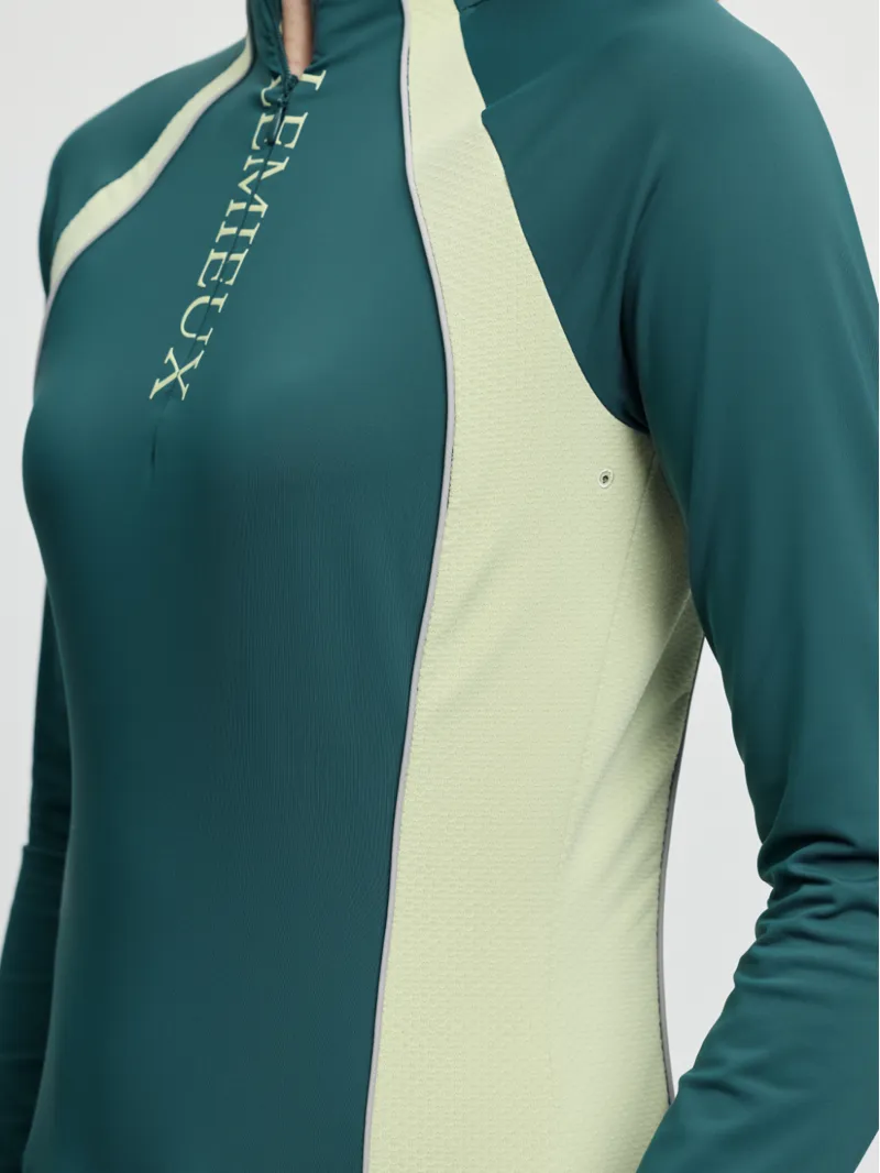 LeMieux - Philippa Mesh Base Layer Long Sleeve Jungle-1