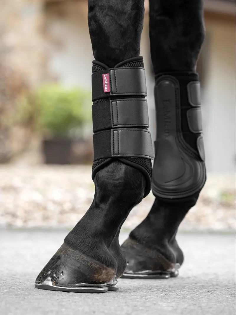 LeMieux - Mesh Brushing Boot Black-3