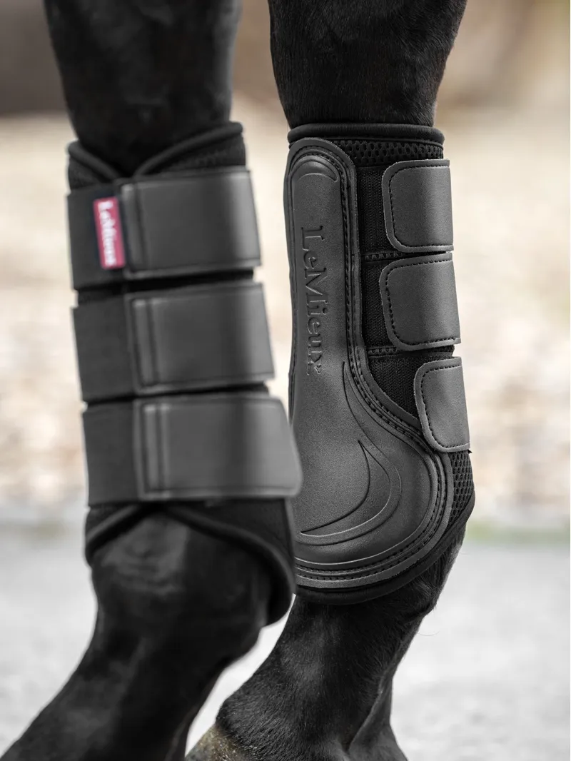 LeMieux - Mesh Brushing Boot Black-4