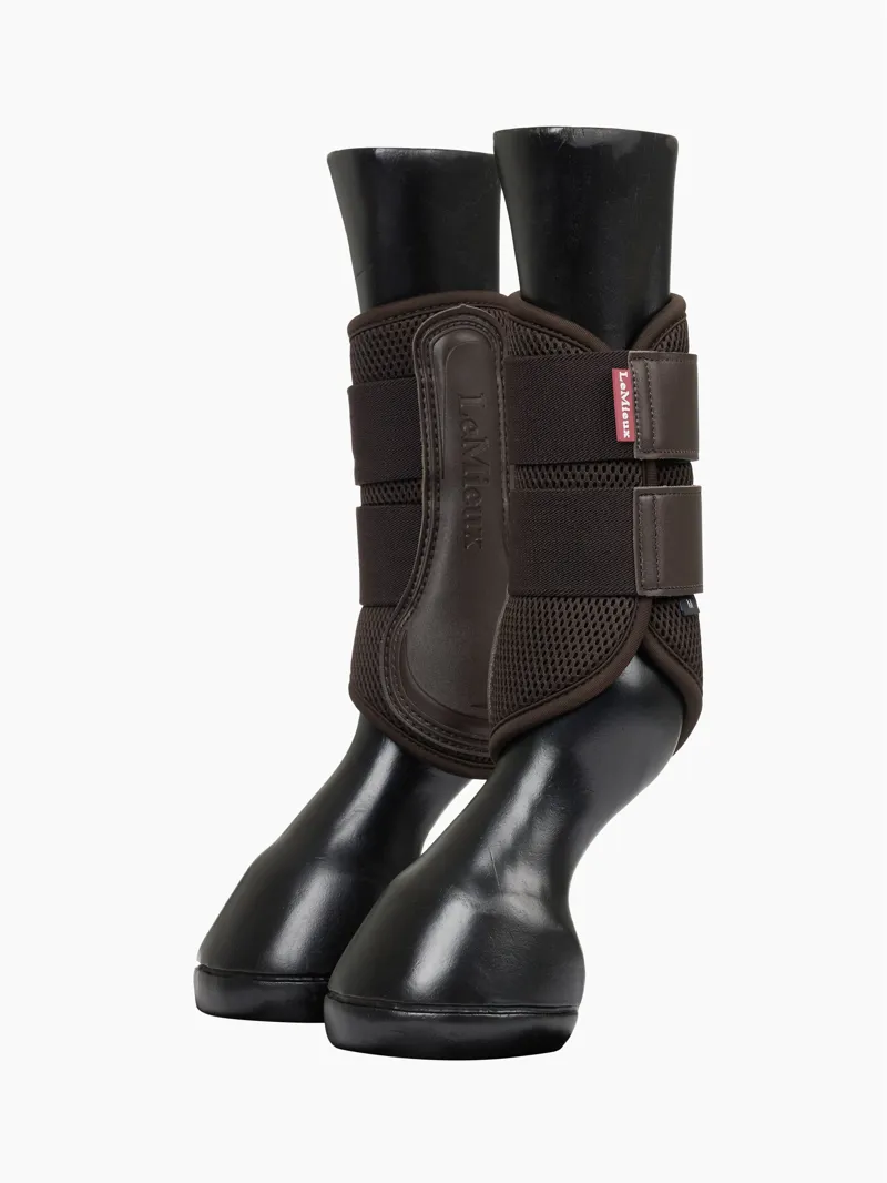 LeMieux - Mesh Brushing Boots Brown