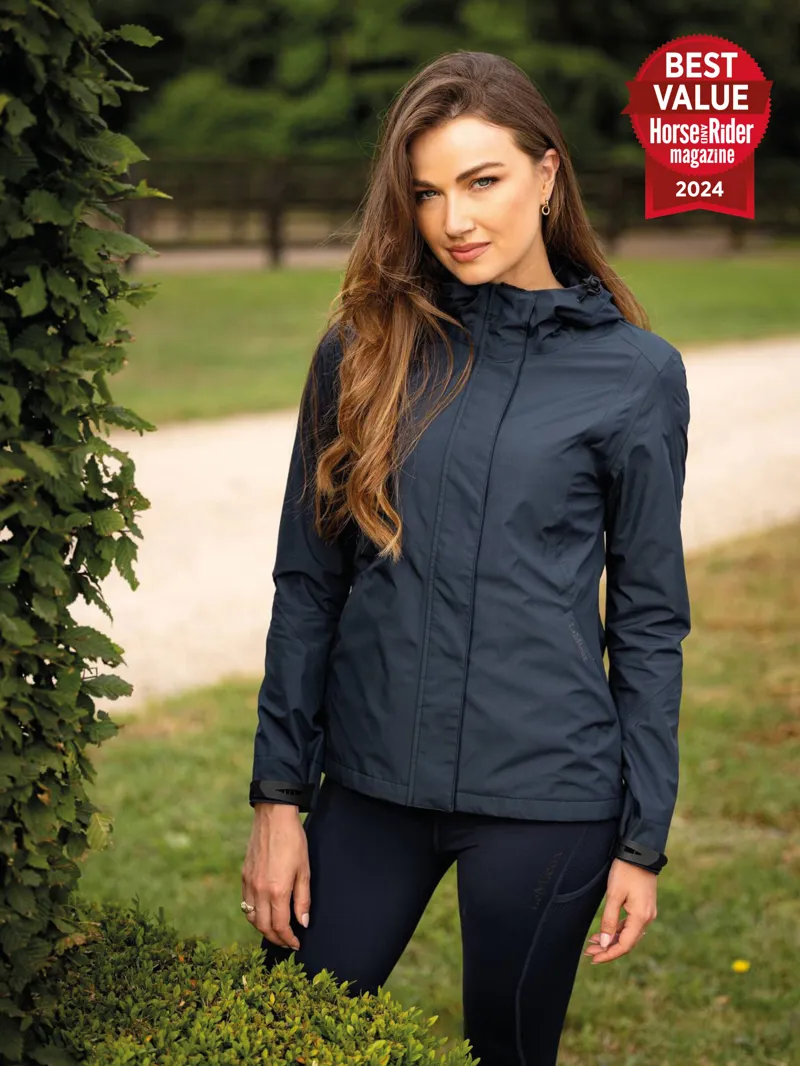 LeMieux - Isla Short Waterproof Jacket in Navy-3