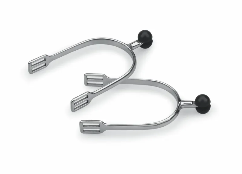 Shires - Plastic Roller Ball Spurs Stainless Steel