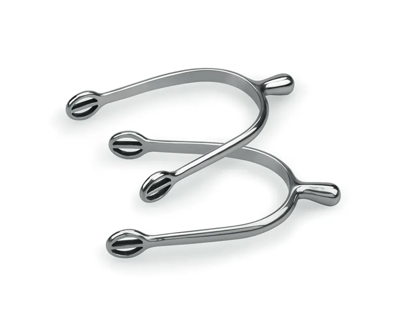 Shires - Ball End Spur in Stainless Steel