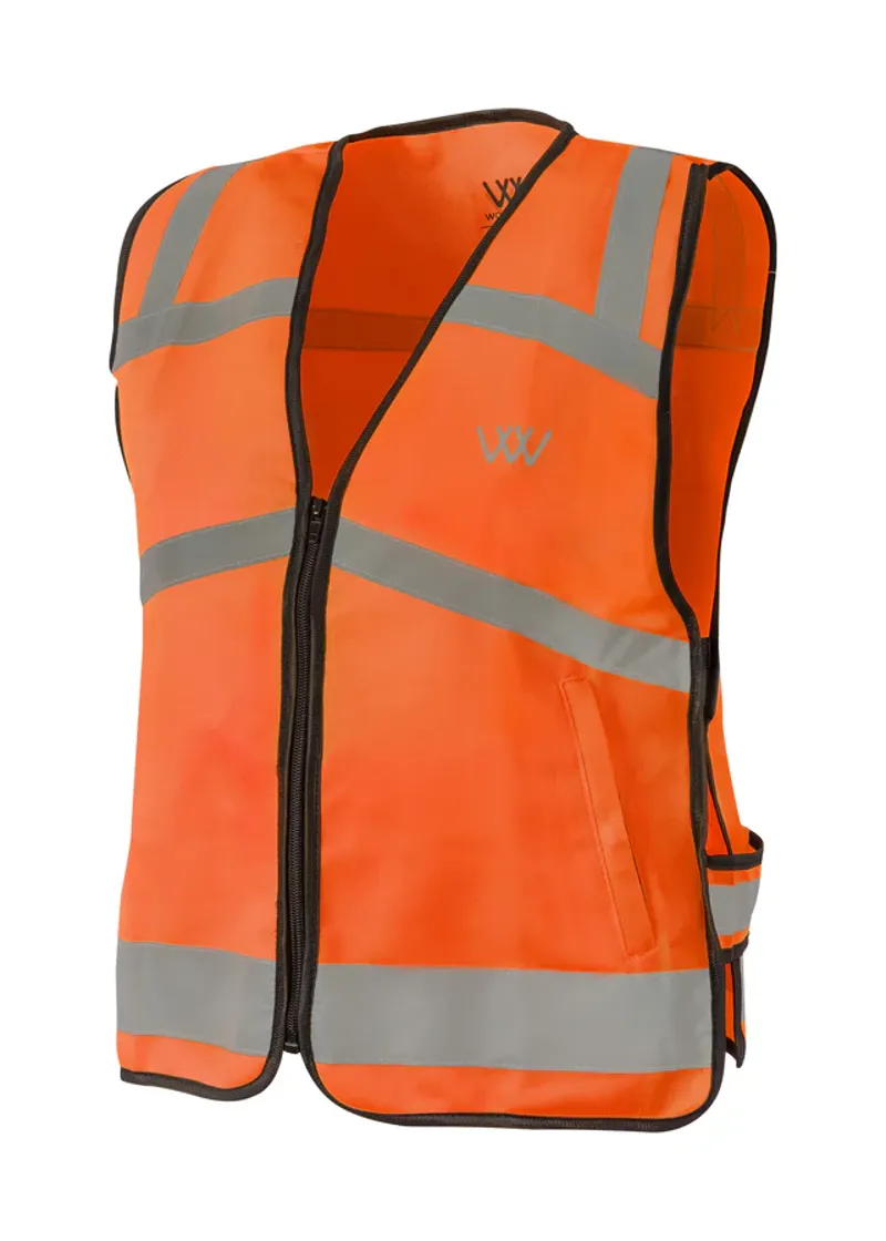 Woof Wear - Hi Vis Riding Vest in Hi Viz Orange-3