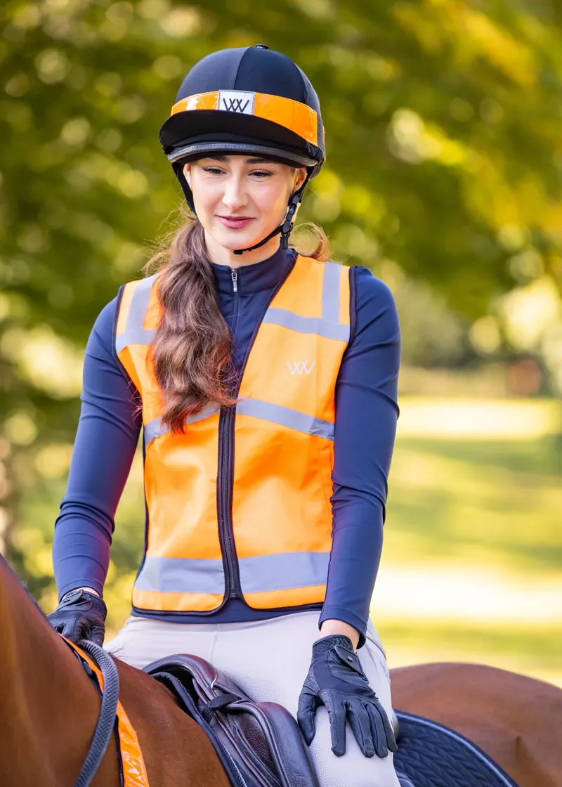 Woof Wear - Hi Vis Riding Vest in Hi Viz Orange