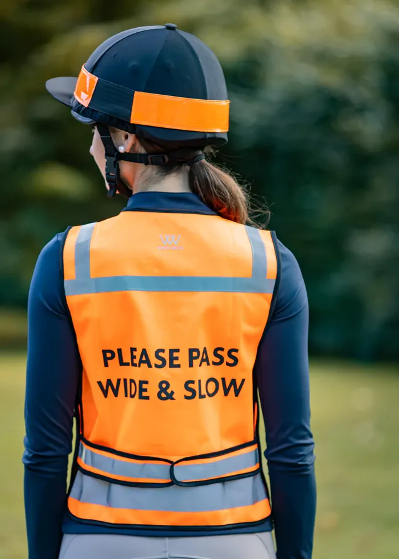 Woof Wear - Hi Vis Riding Vest in Hi Viz Orange-1