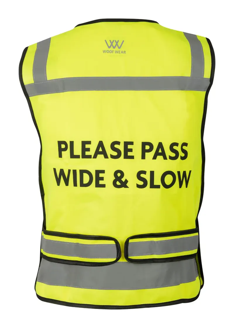 Woof Wear - Hi Viz Yellow Riding Vest Yellow-5