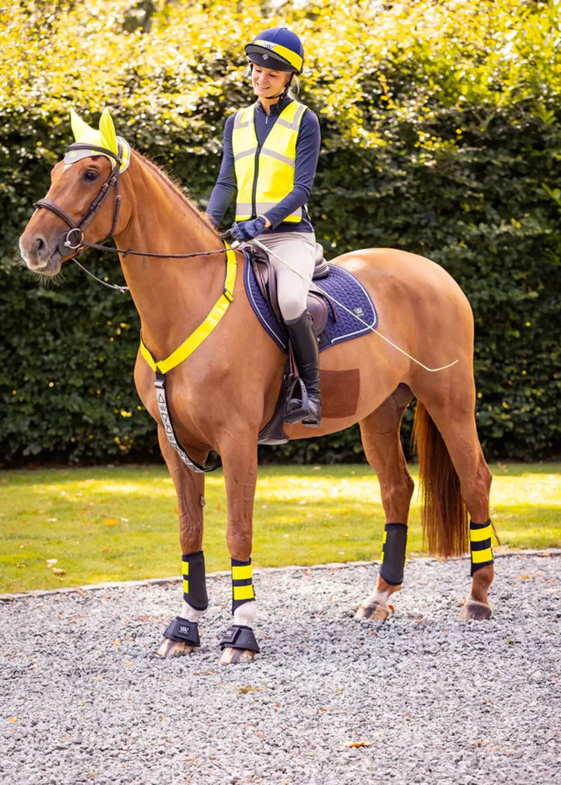 Woof Wear - Hi Viz Yellow Riding Vest Yellow-2