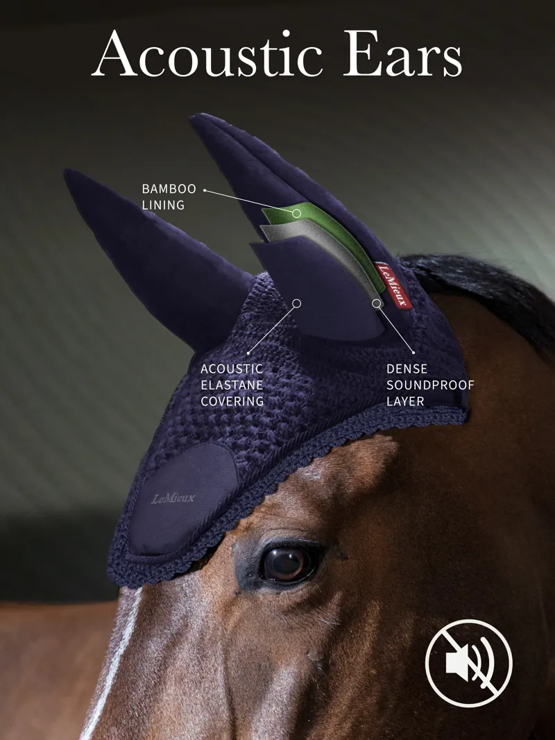 LeMieux - Acoustic Pro Fly Hood Brown-1