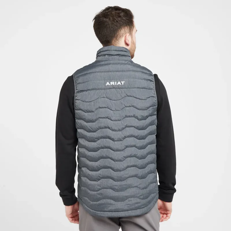 Ariat - Men Ideal Down Gilet Charcoal Heather-1