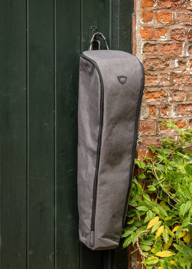 WoofWear Double Bridle Bag in Grey/Black