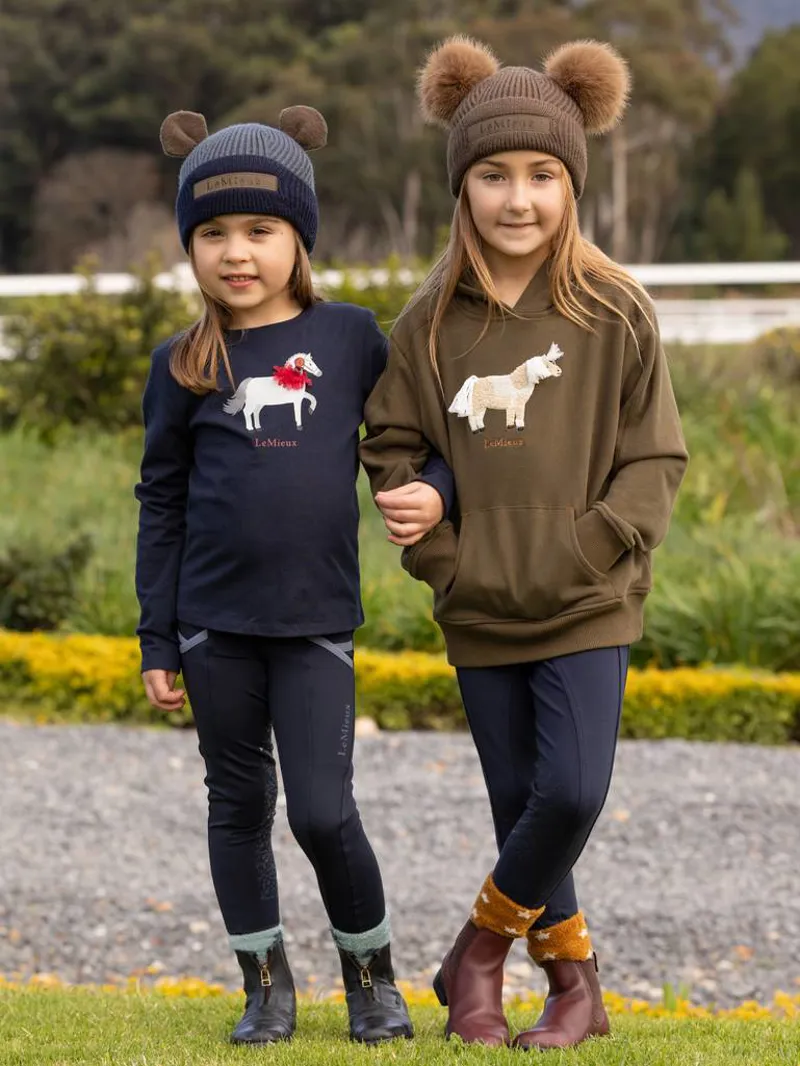 Lemieux Mini Jessie Long Sleeve Top Navy-2