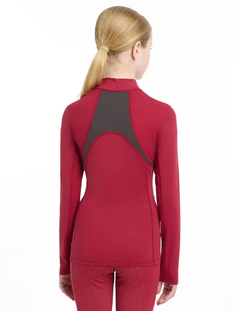 Lemieux Young Rider Mia Mesh Base Layer Ember-2