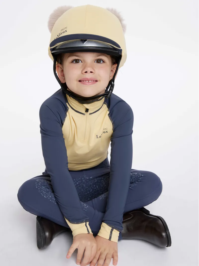 LeMieux - Mini Double Pom Hat Silk Mimosa