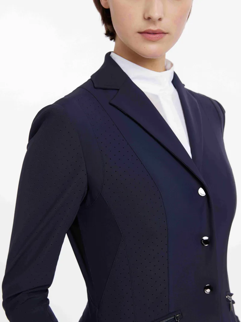 LeMieux Jessica Mesh Show Jacket Navy-2