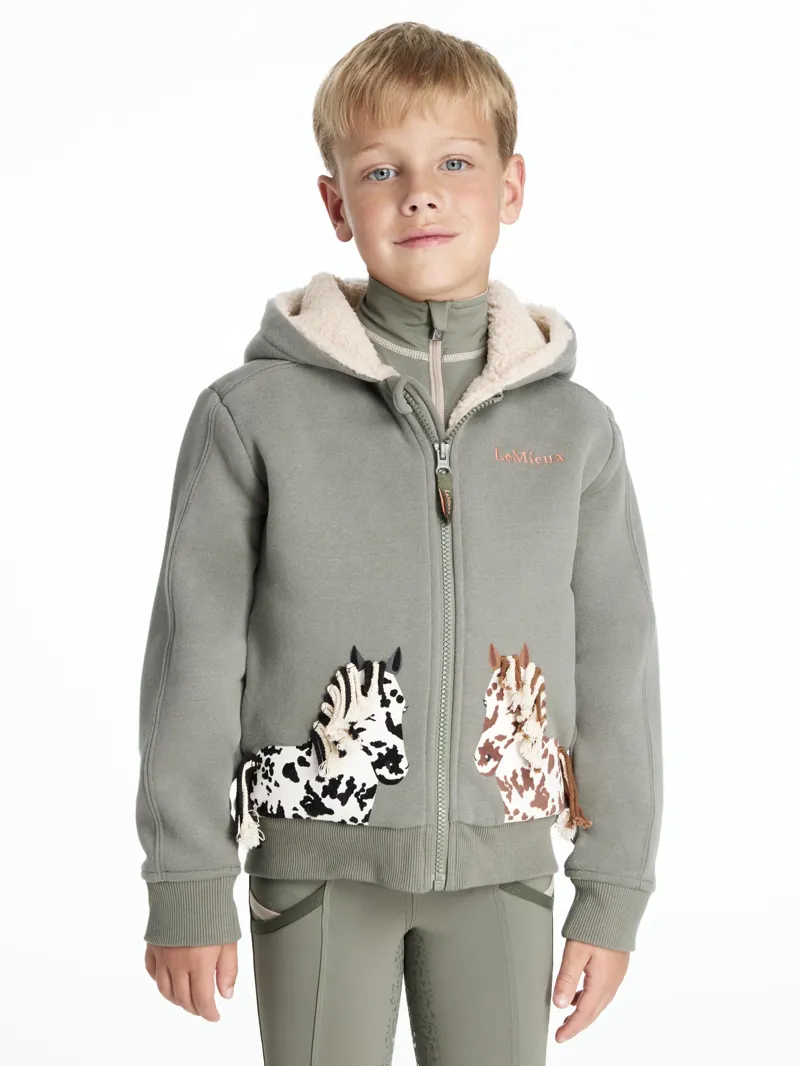 Lemieux - Mini Charlie Pony Hoodie Rosemary-5