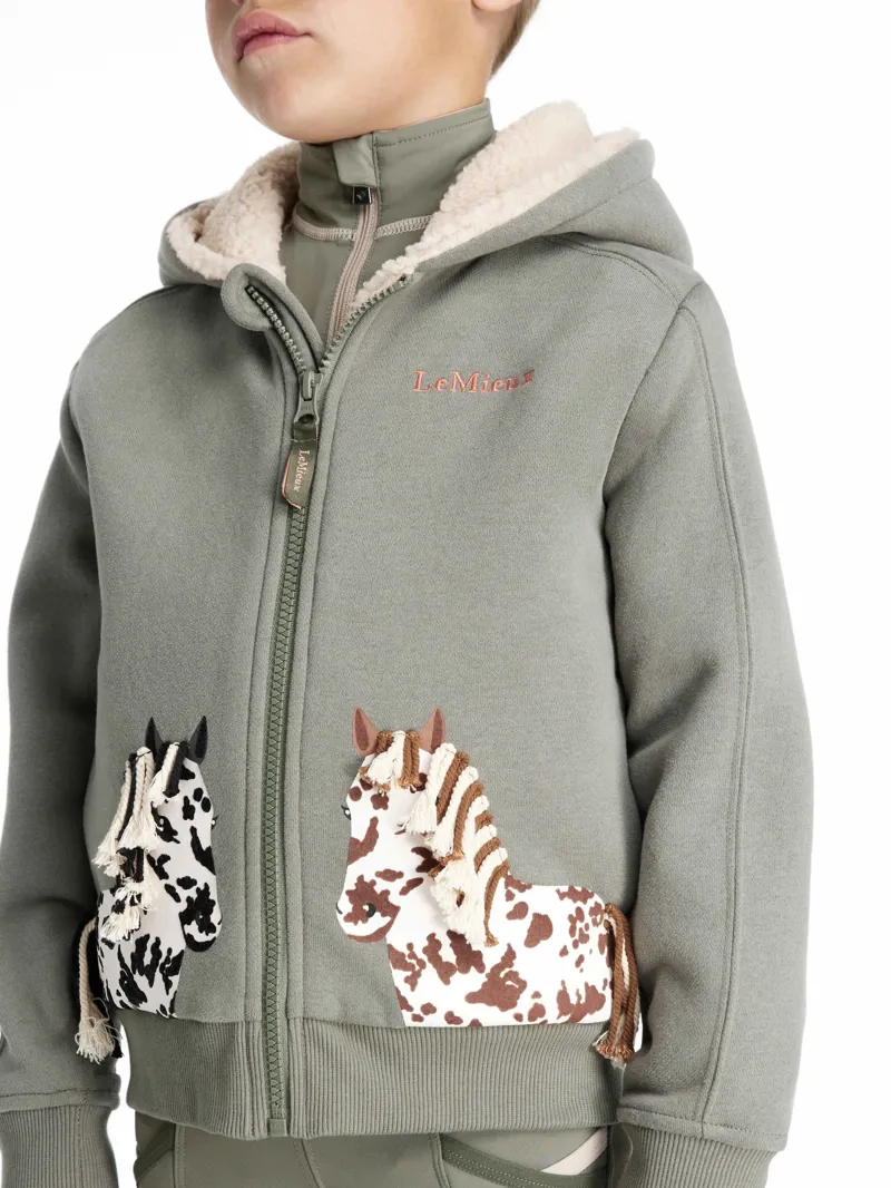 Lemieux - Mini Charlie Pony Hoodie Rosemary-3