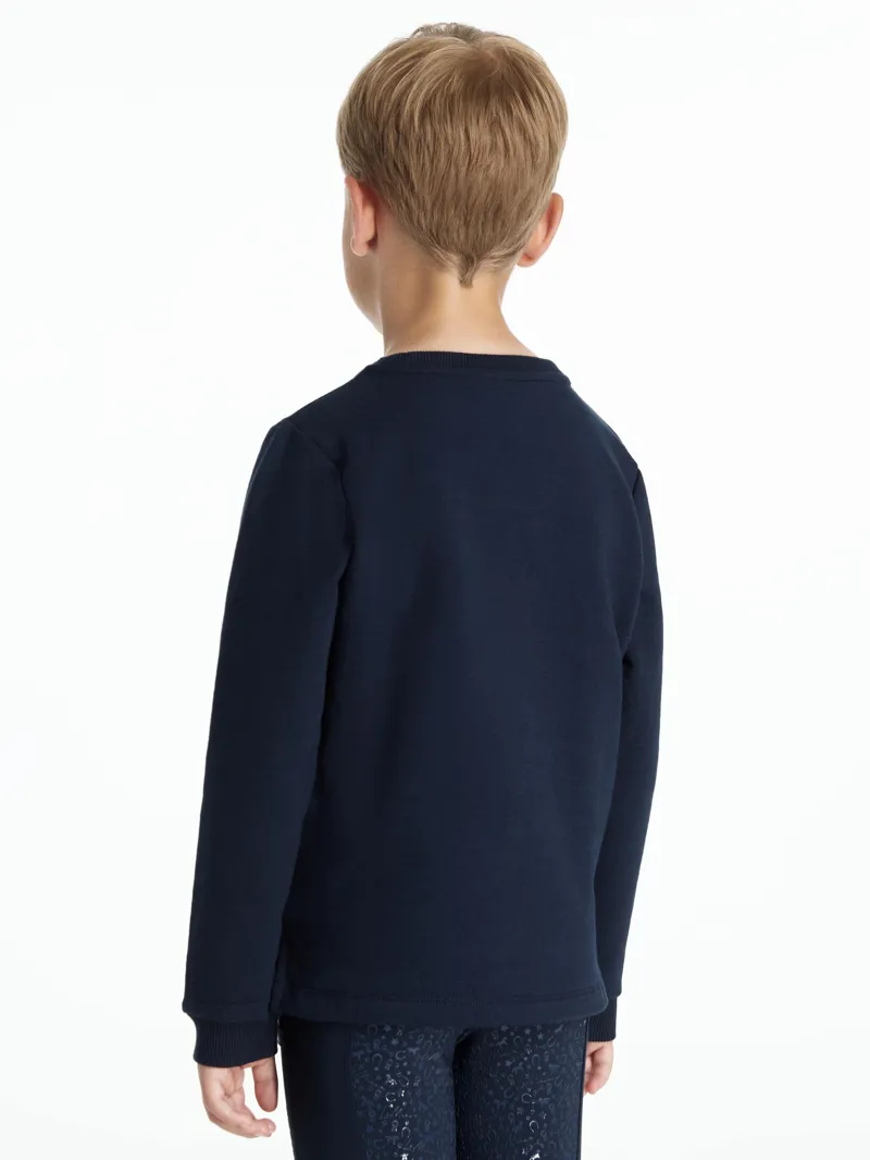 Lemieux - Mini Poppy Long Sleeve Top Navy-4