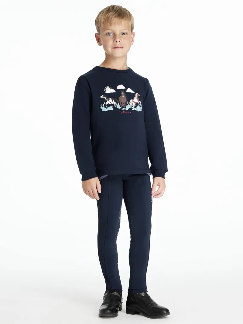 Lemieux - Mini Poppy Long Sleeve Top Navy