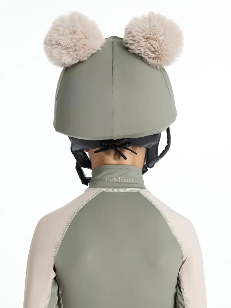 LeMieux - Mini Double Pom Hat Silk Rosemary-2