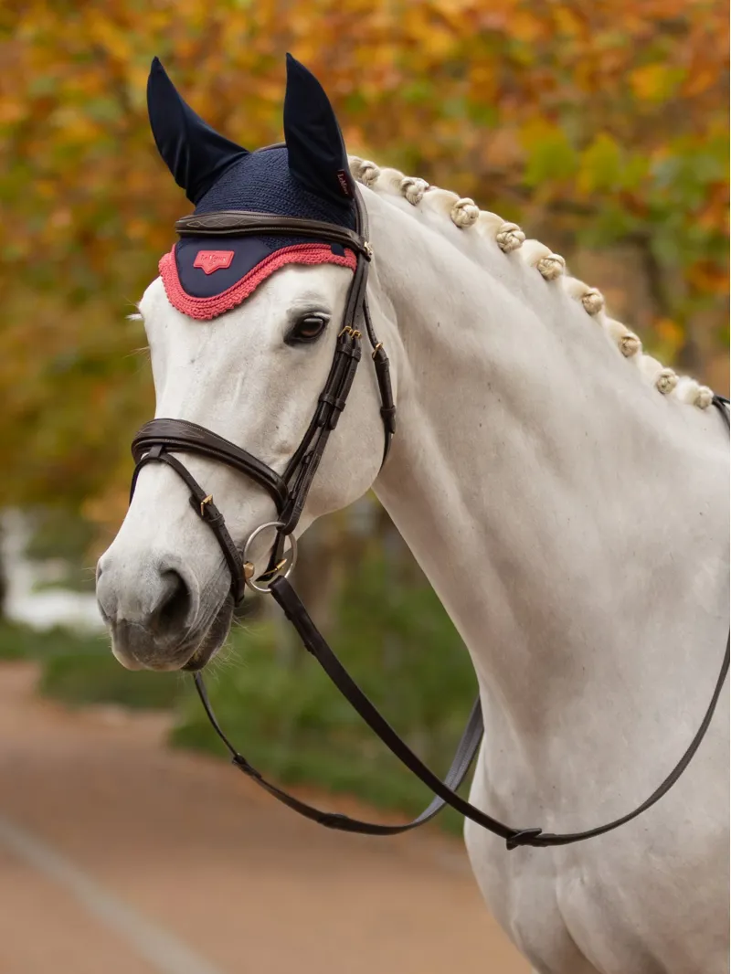 LeMieux - Loire Fly Hood Navy/Cranberry-1