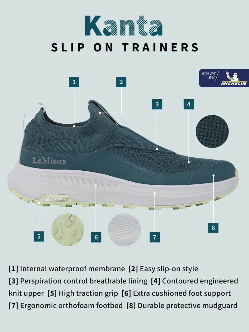 LeMieux - Kanta Slip On Waterproof Trainer Jungle-4