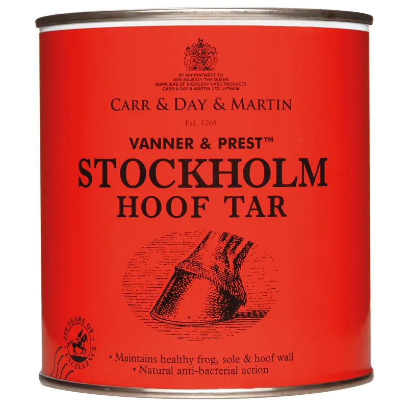 Carr and Day and Martin 455ml Vanner and Prest Stockholm Hoof Tar in Red