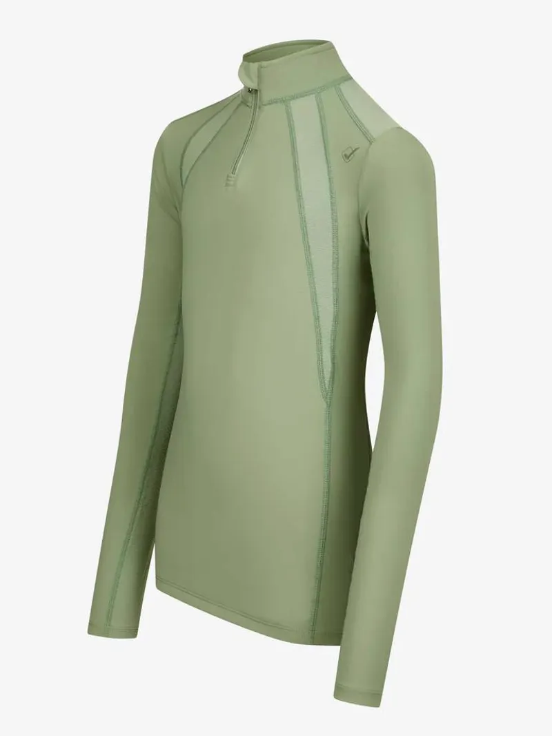 LeMieux Young Rider Mia Mesh Base Layer in Thyme-2